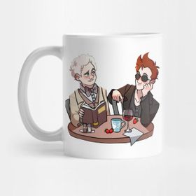 Pixxa Good Omens Crowley Kupa Bardak