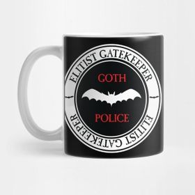 Pixxa Goth Police Kupa Bardak