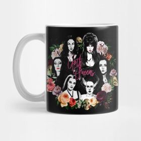 Pixxa Goth Queens - Elvira, Vampira, Lily Morticia, Frankenstein Kupa Bardak