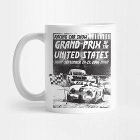 Pixxa Grand Prix Of The United States Vintage Racing Design Kupa Bardak