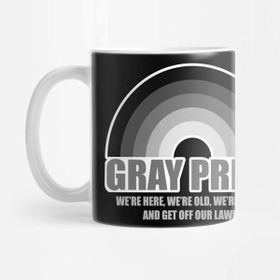 Pixxa Gray Pride Kupa Bardak