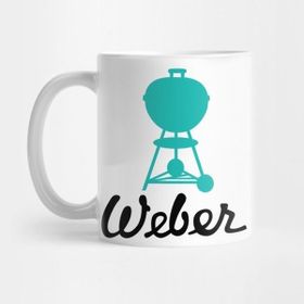 Pixxa Grill Giants Weber Classic Vintage Light Green/blue Kettle Kupa Bardak