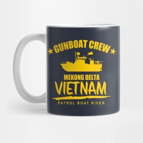 Pixxa Gunboat Crew Mekong Delta Vietnam Kupa Bardak