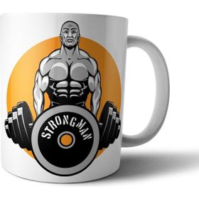 Pixxa Gym Spor Salonu Sağlıklı Yaşam Fitness Vücut Geliştirme Model 5 Kupa Bardak