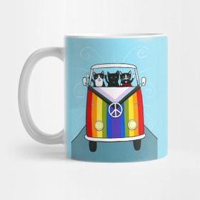 Pixxa Happy Rainbow Road Trip Cats Kupa