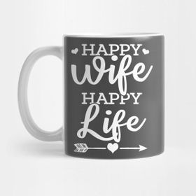 Pixxa Happy Wife Happy Life! Kupa Bardak