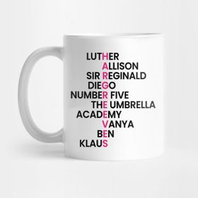 Pixxa Hargreeves Family The Umbrella Academy Kupa Bardak