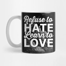 Pixxa Hate And Love Design Kupa Bardak