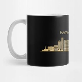Pixxa Havana Skyline Cityscape Travel Kupa Bardak