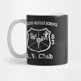 Pixxa Hawkins Middle School A.v. Club Weathered White Kupa Bardak