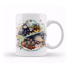 Pixxa Hayao Miyazaki Caricature Kupa Bardak