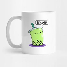Pixxa Hey Cu-Tea Cute Boba Bubble Tea Kupa Bardak