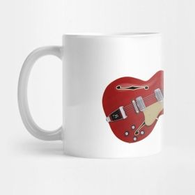 Pixxa Hollow Body Guitar Kupa Bardak