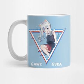 Pixxa Hololive En Gawr Gura Catshark Kupa Bardak