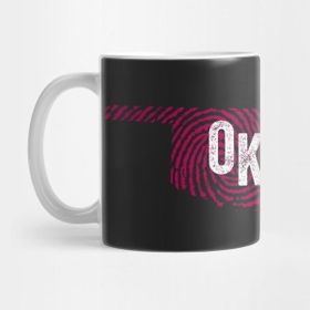 Pixxa Home State Fingerprint Oklahoma Sooners Kupa Bardak