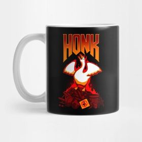 Pixxa Honk - Funny Doom Parody Untitled Goose Game Parody Kupa Bardak