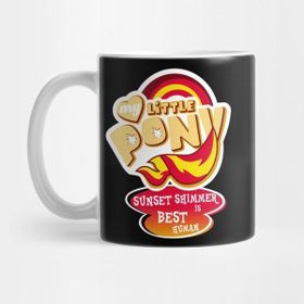 Pixxa Human Sunset Shimmer Kupa Bardak