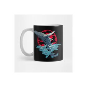 Pixxa Humpback Whale Breaching Anime Balina Kupa Bardak