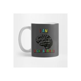 Pixxa I Am Right Brained Kupa Bardak