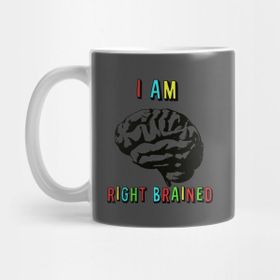 Pixxa I Am Right Brained Kupa Bardak