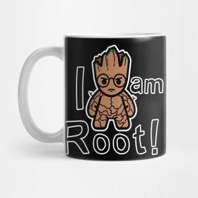 Pixxa I Am Root Linux Funny Programming Quote Kupa Bardak