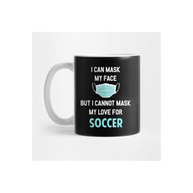Pixxa I Can Mask My Face Soccer Football Kupa Bardak
