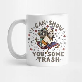 Pixxa I Can Show You Some Trash Raccoon Possum - Funny Gift Idea For Men Kupa Bardak