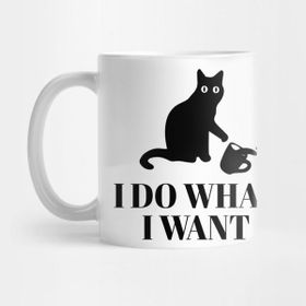 Pixxa I Do What I Want Funny Cat Kupa Bardak