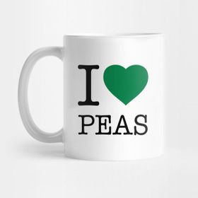 Pixxa I Love Peas Kupa Bardak