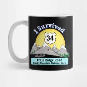 Pixxa I Survived Trail Ridge Road Kupa Bardak
