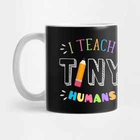 Pixxa I Teach Tiny Humans Teacher Kindergarten Öğretmen Kupa Bardak