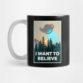 Pixxa I Want To Believe İnanmak İstiyorum Kupa Bardak