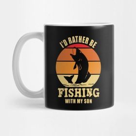 Pixxa I'd Rather Be Fishing With My Son Kupa Bardak