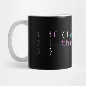 Pixxa If Coffee Throw Erro Programlama Kupa Bardak