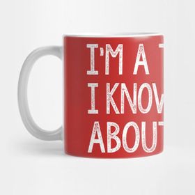 Pixxa I'm A Teacher I Know Things About Stuff. Öğretmen Kupa Bardak