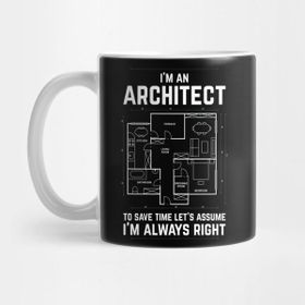 Pixxa Im An Architect Design Kupa Bardak