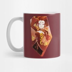Pixxa Indarias Pyro Yaksha Genshin Impact Kupa Bardak