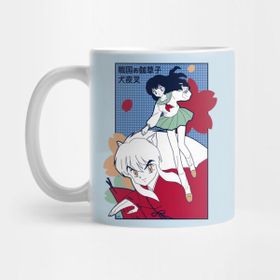 Pixxa Inuyasha Flowers Kupa Bardak