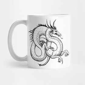Pixxa Japanese Dragon Kupa Bardak
