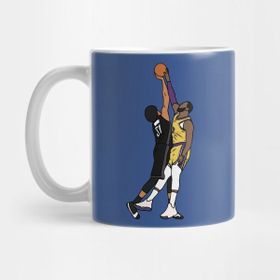 Pixxa Jarrett Allen Lebron Jamesı Blokluyor Kupa Bardak