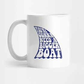 Pixxa Jaws Inspired Bigger Boat Quote Kupa Bardak