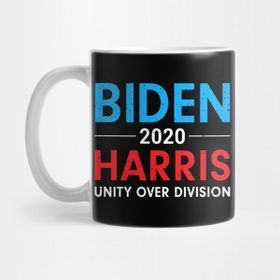 Pixxa Joe Biden Kamala Harris 2020 Unity Over Division Kupa Bardak