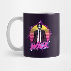 Pixxa John Wick Retro Kupa Bardak