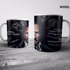 Pixxa John Wick Retro Kupa Bardak