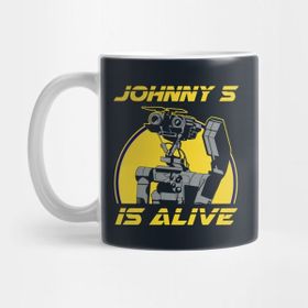 Pixxa Johnny 5 Yaşıyor Kupa Bardak