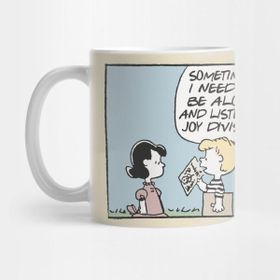 Pixxa Joy Division / Vinyl Obsessive Comic / Fan Art Design Kupa Bardak