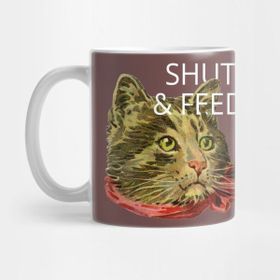 Pixxa Kapa Çeneni ve Bana Mama Ver Kedi Kupa Bardak