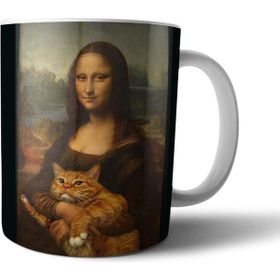 Pixxa Kedili Mona Lisa Kedi Kupa Bardak