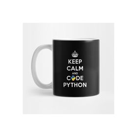 Pixxa Keep Calm And Code On For Python Develop Kupa Bardak