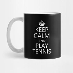 Pixxa Keep Calm And Play Tennis Kupa Bardak